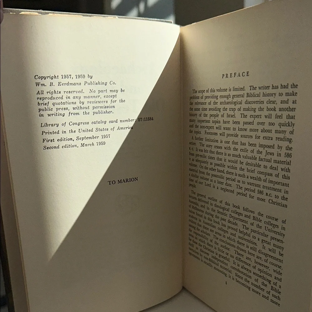 Vintage Archaeology Book by J.A. Thompson copyright 1957, 1959